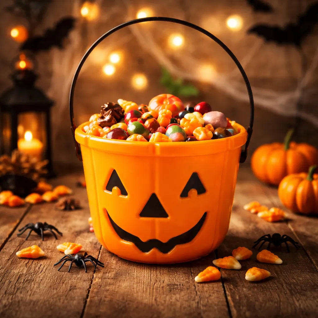 Seau à Bonbons Halloween Design