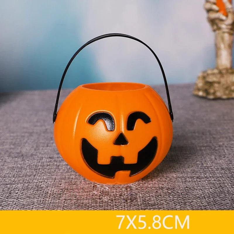 Seau Citrouille Halloween Robuste