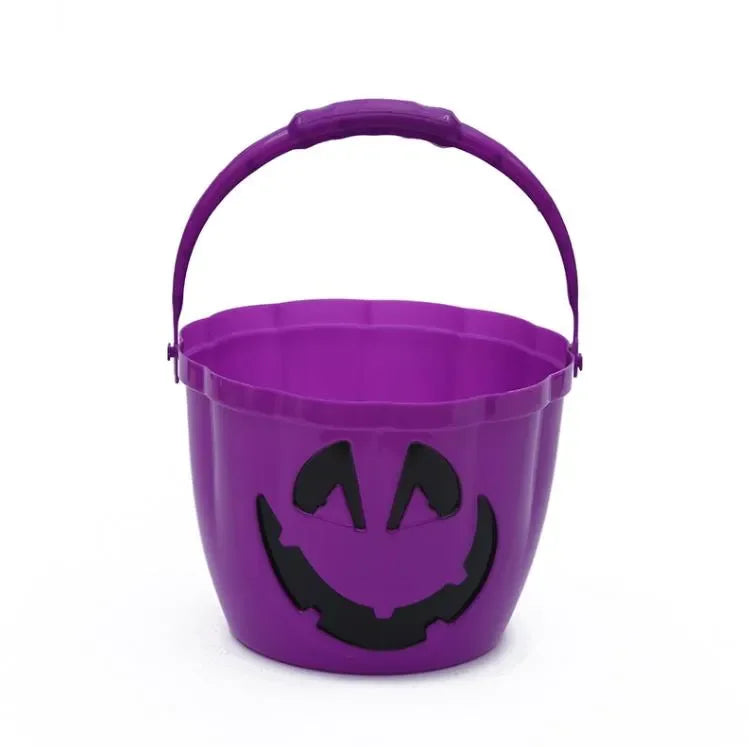 Seau à Friandises Halloween Violet Design Chic
