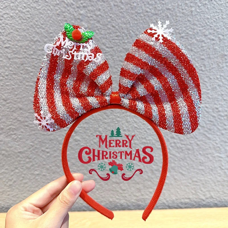 Serre-Tête Nœud Merry Christmas