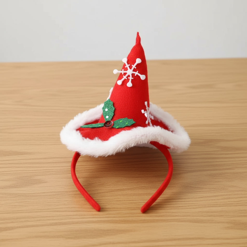 Serre-Tête Noël Rouge Stylé