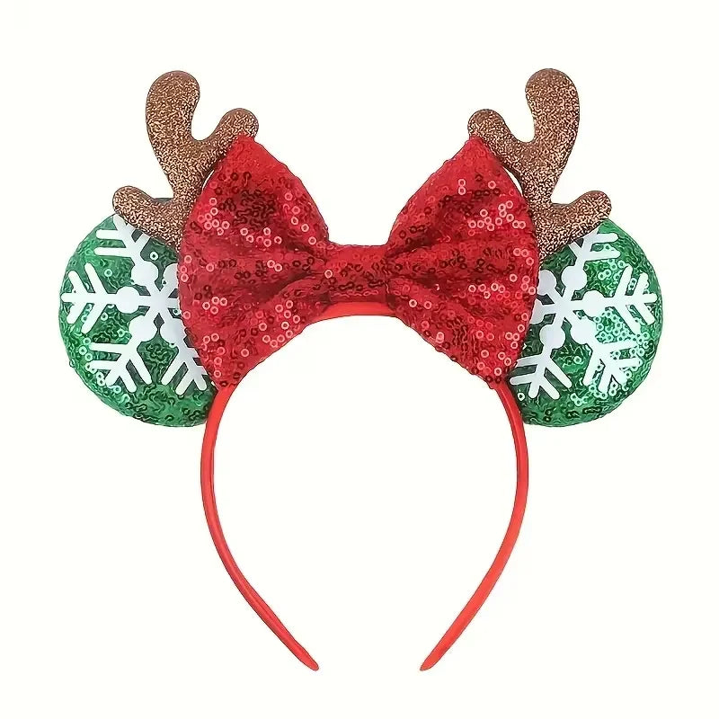 Serre-Tête Original Noël Rouge et Vert