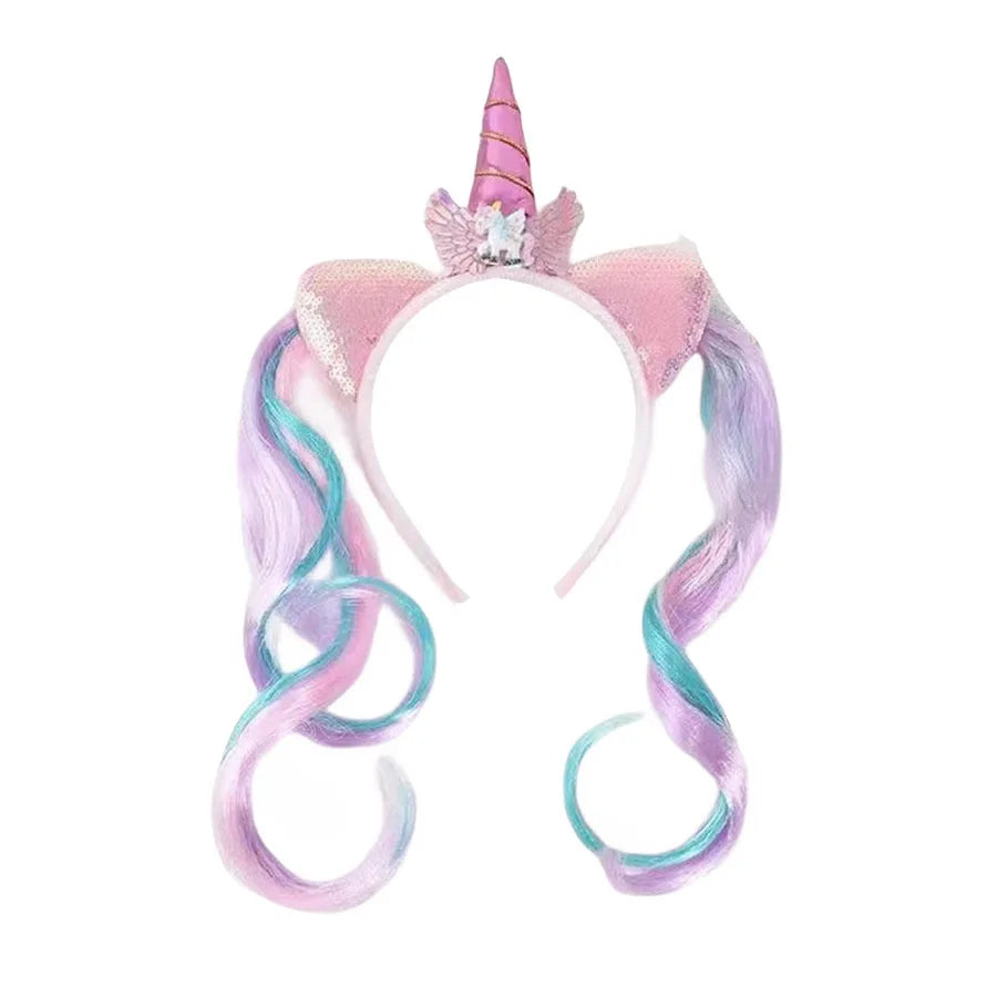 Serre-tête Licorne Femme Rose Design