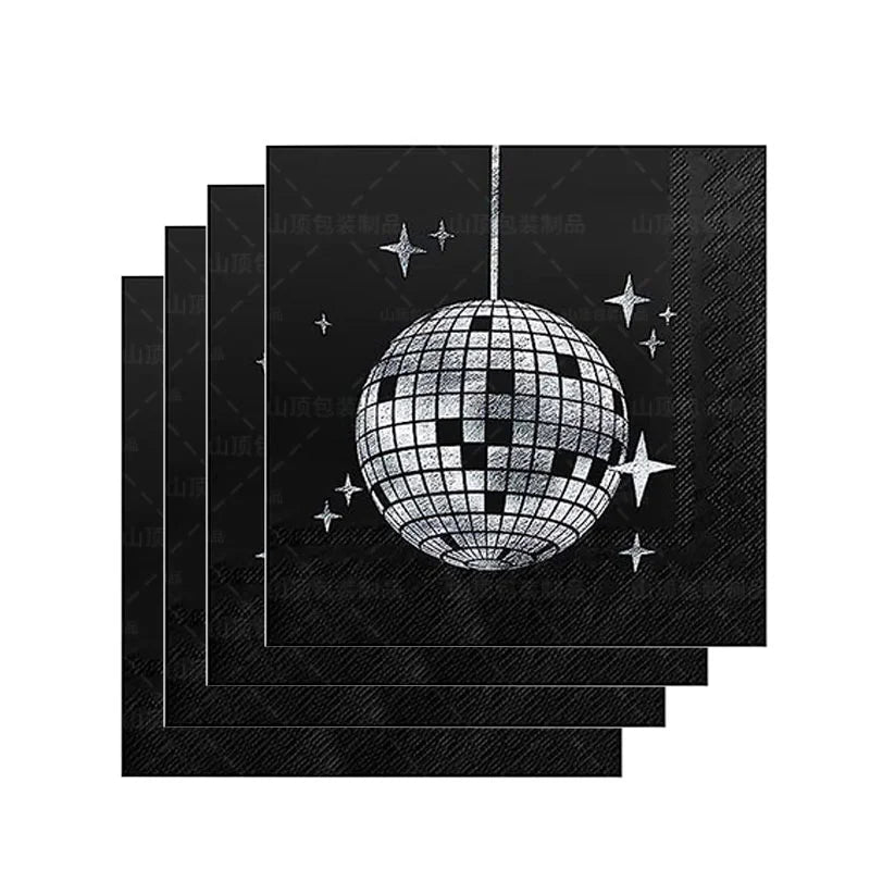 Serviette Disco Papier