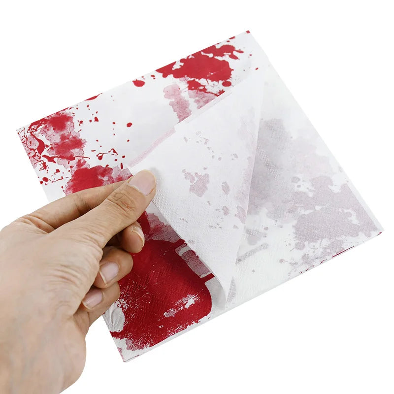 Serviette Halloween Help Résistante