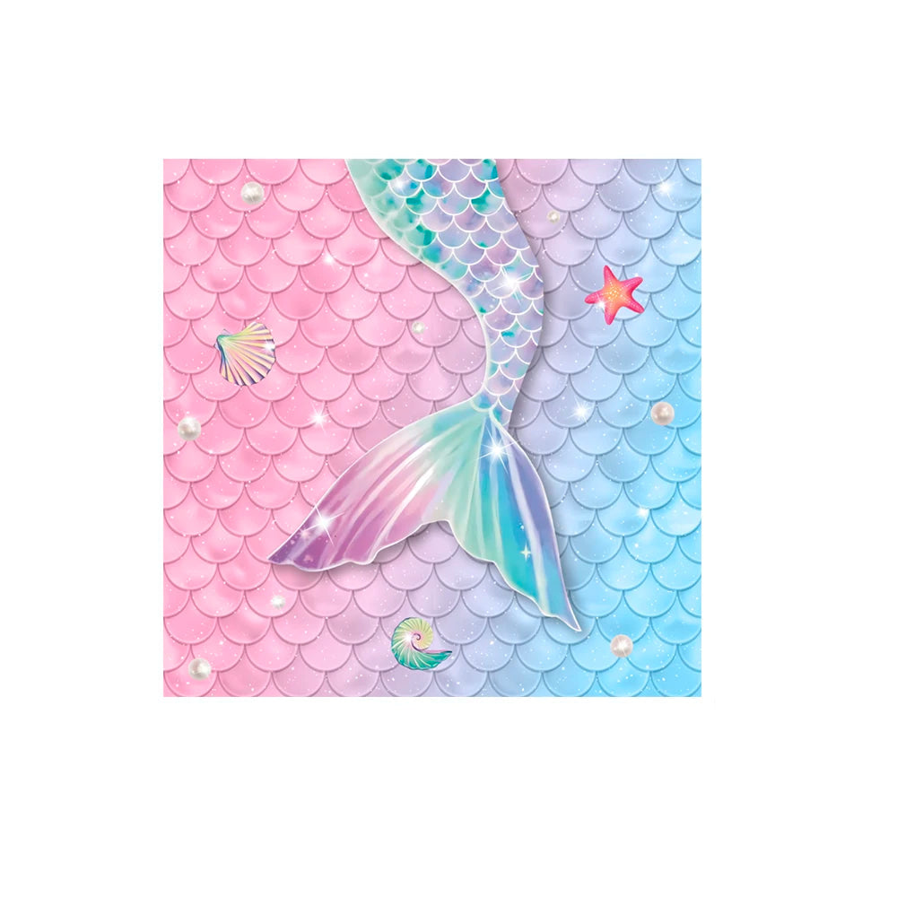 Serviette Thème Sirène