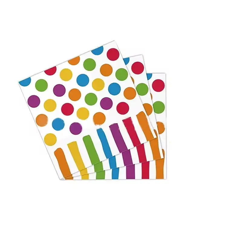 Serviette Vaisselle aux Couleurs Vives