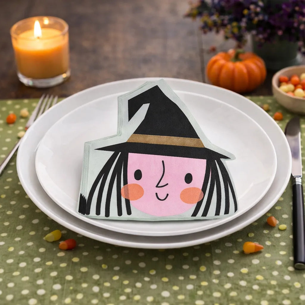 Serviette de Table Sorcière