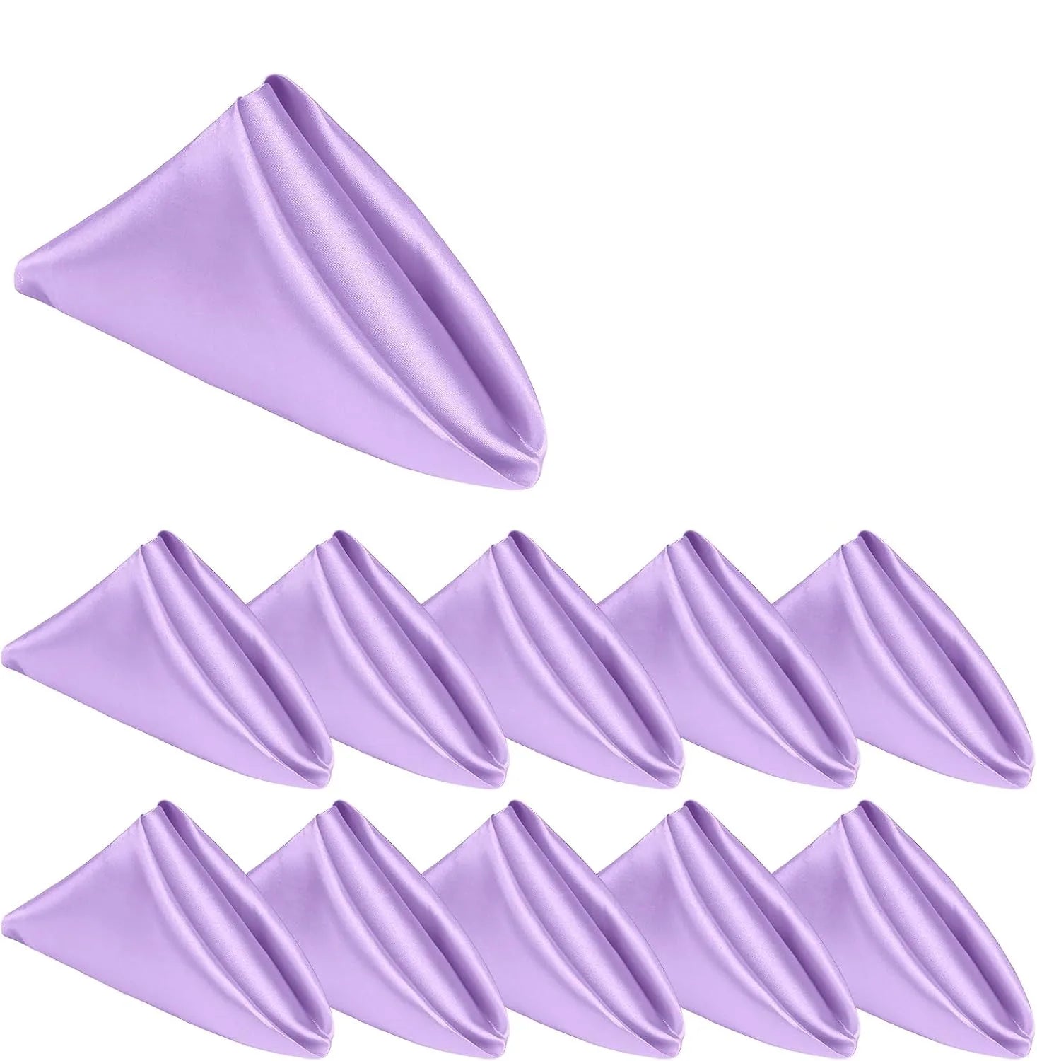 Serviette de Table en Satin Violet