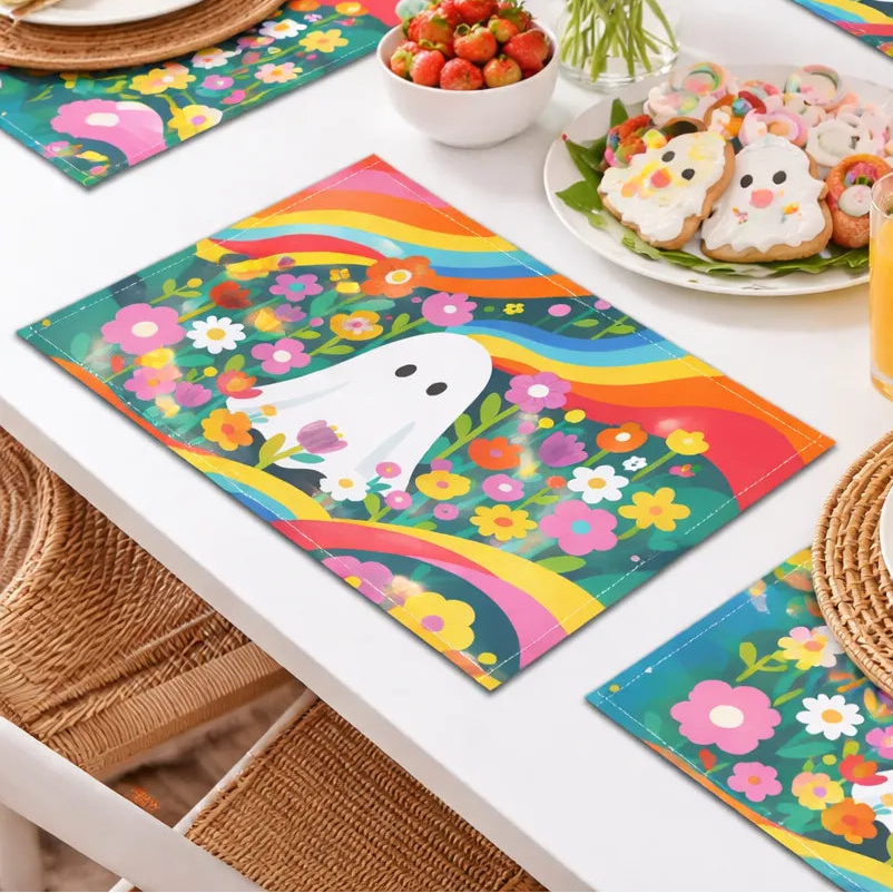 Set de Table Fantôme Multicolore