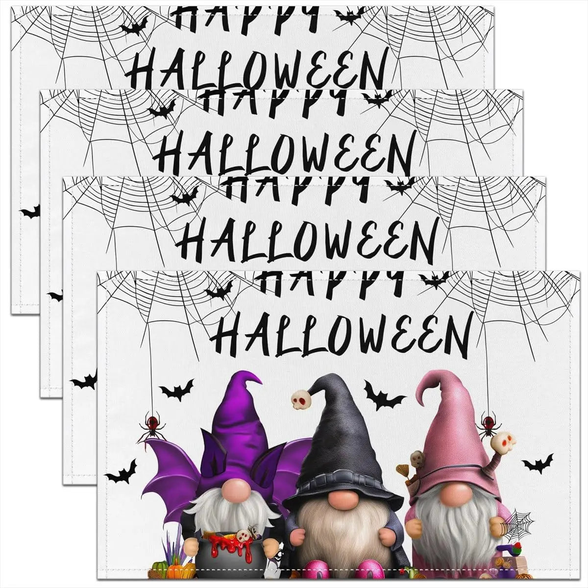 Set de Table Gnomes Halloween Design