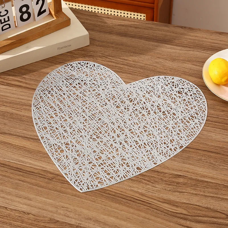 Set de Table en Forme de Cœur