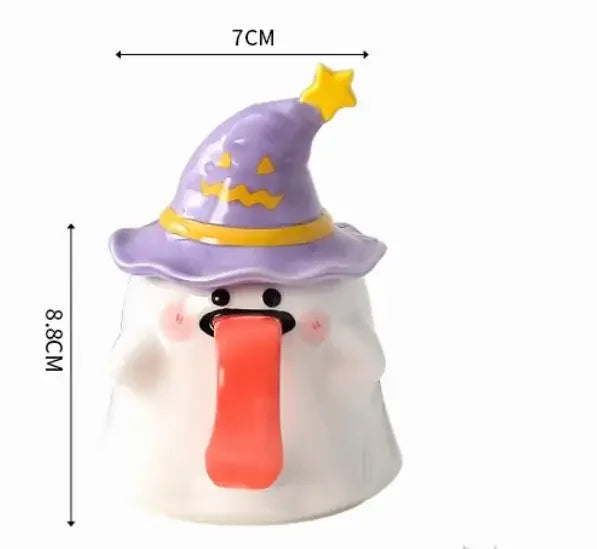 Tasse Fantôme à Chapeau Halloween Mignon