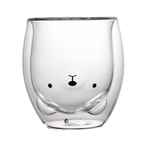 Tasse Noël Double Paroi Ours Design