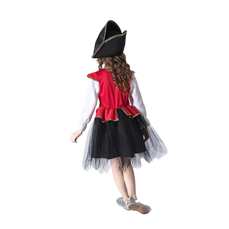Tenue Pirate Petite Fille Arrière
