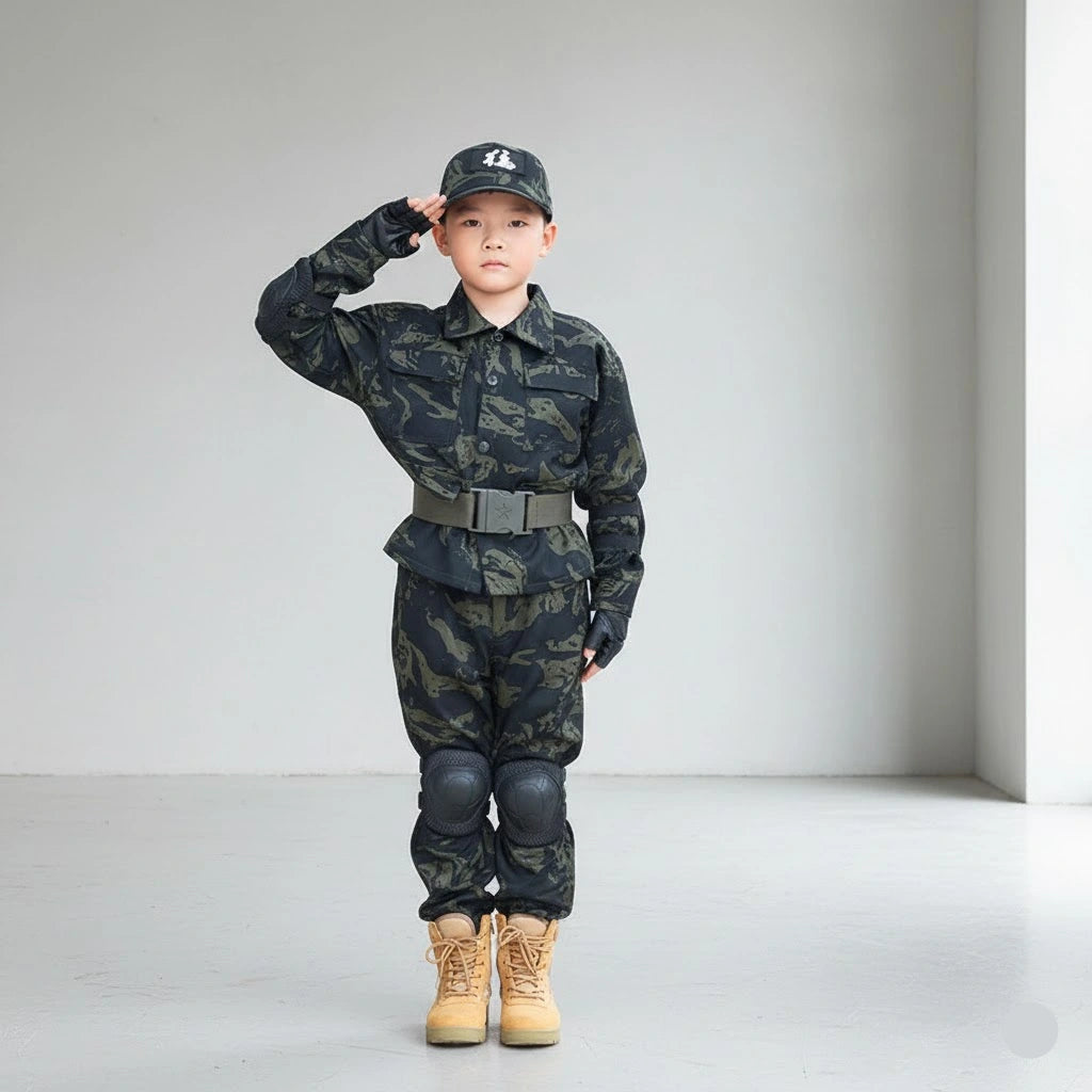 Uniforme Militaire Réaliste Enfant