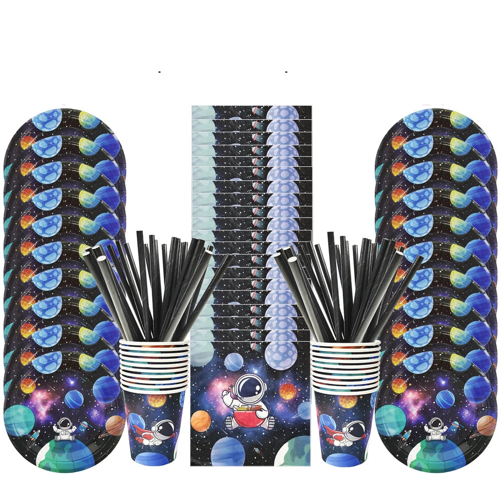 Vaisselle Jetable Bleu Marine Unique