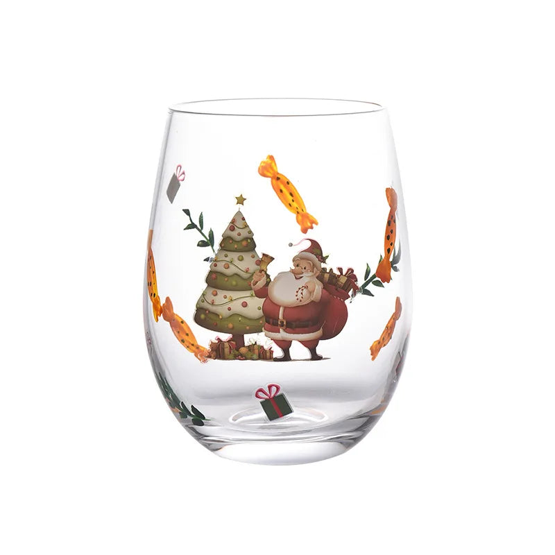 Verre Noël Elégant