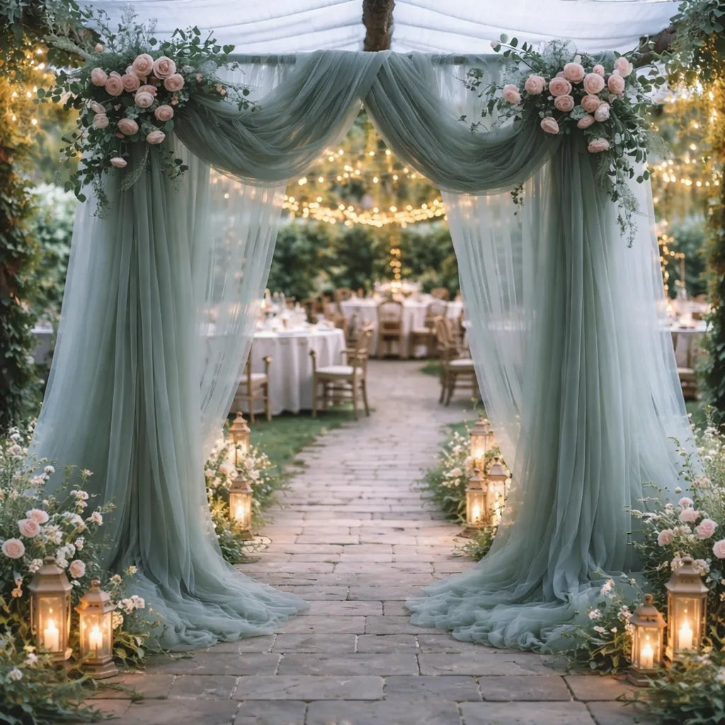 Voilage Arche Mariage Raffiné