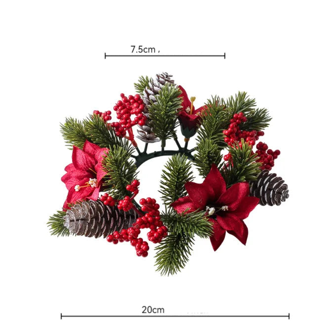 couronne de table Noël Originale