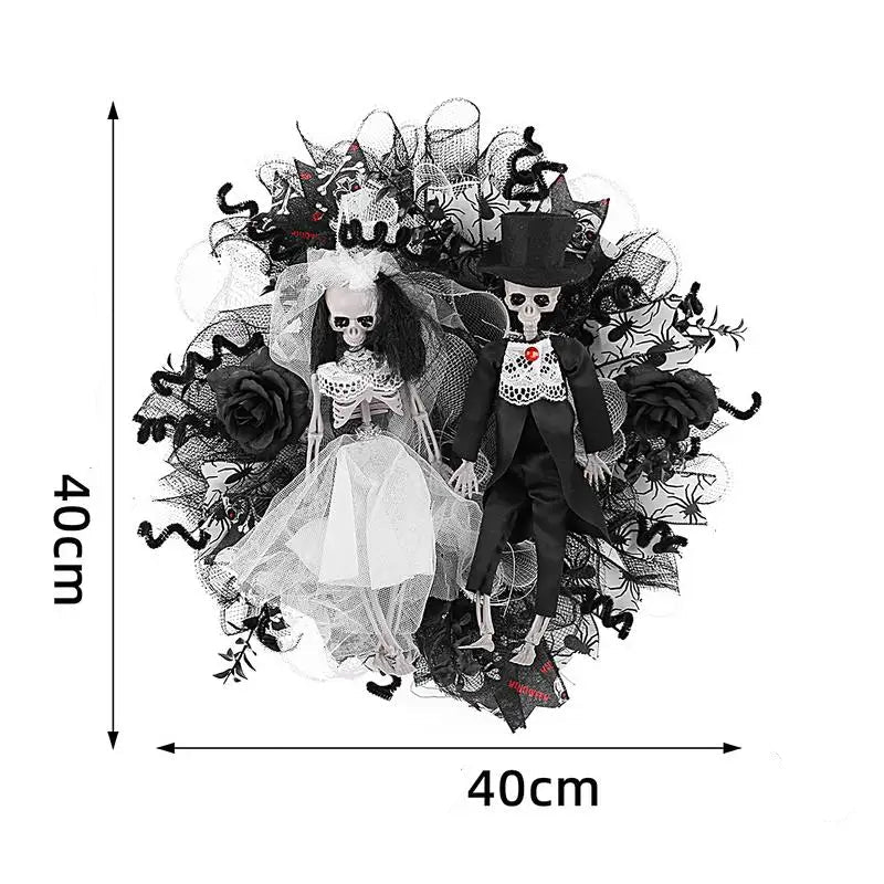 couronne mariés halloween maudite