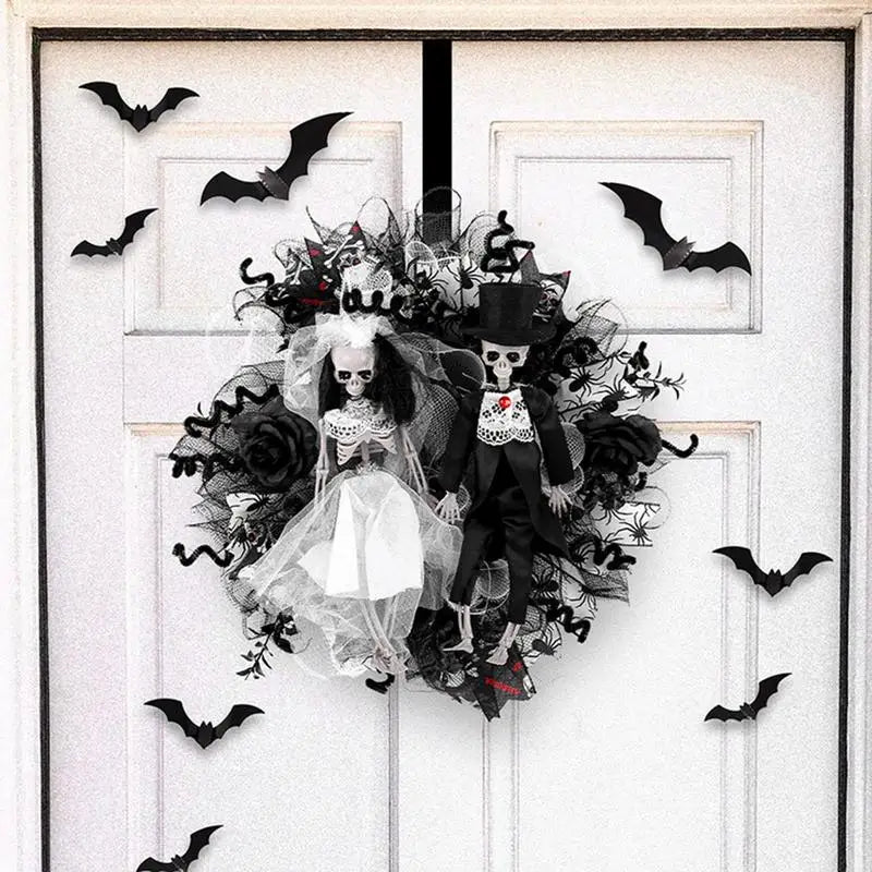 couronne mariés halloween unique