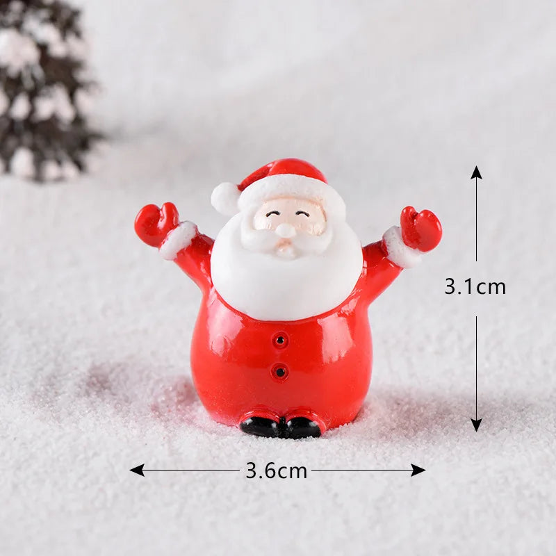 figurine père noël joyeux