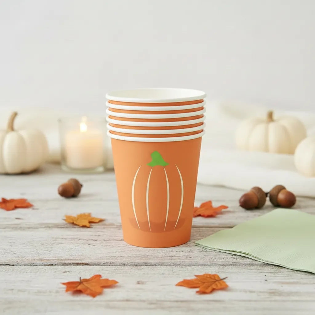 gobelet citrouille orange unique