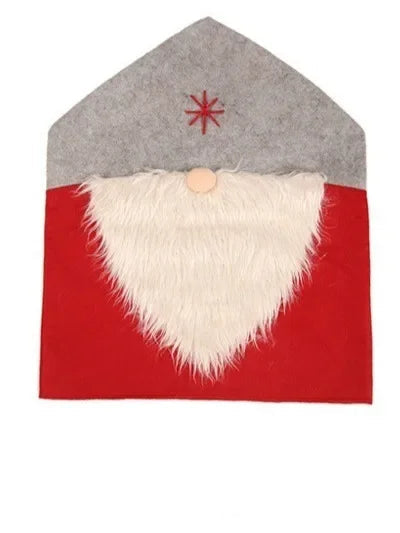 housse de chaise noël nordique rouge festive