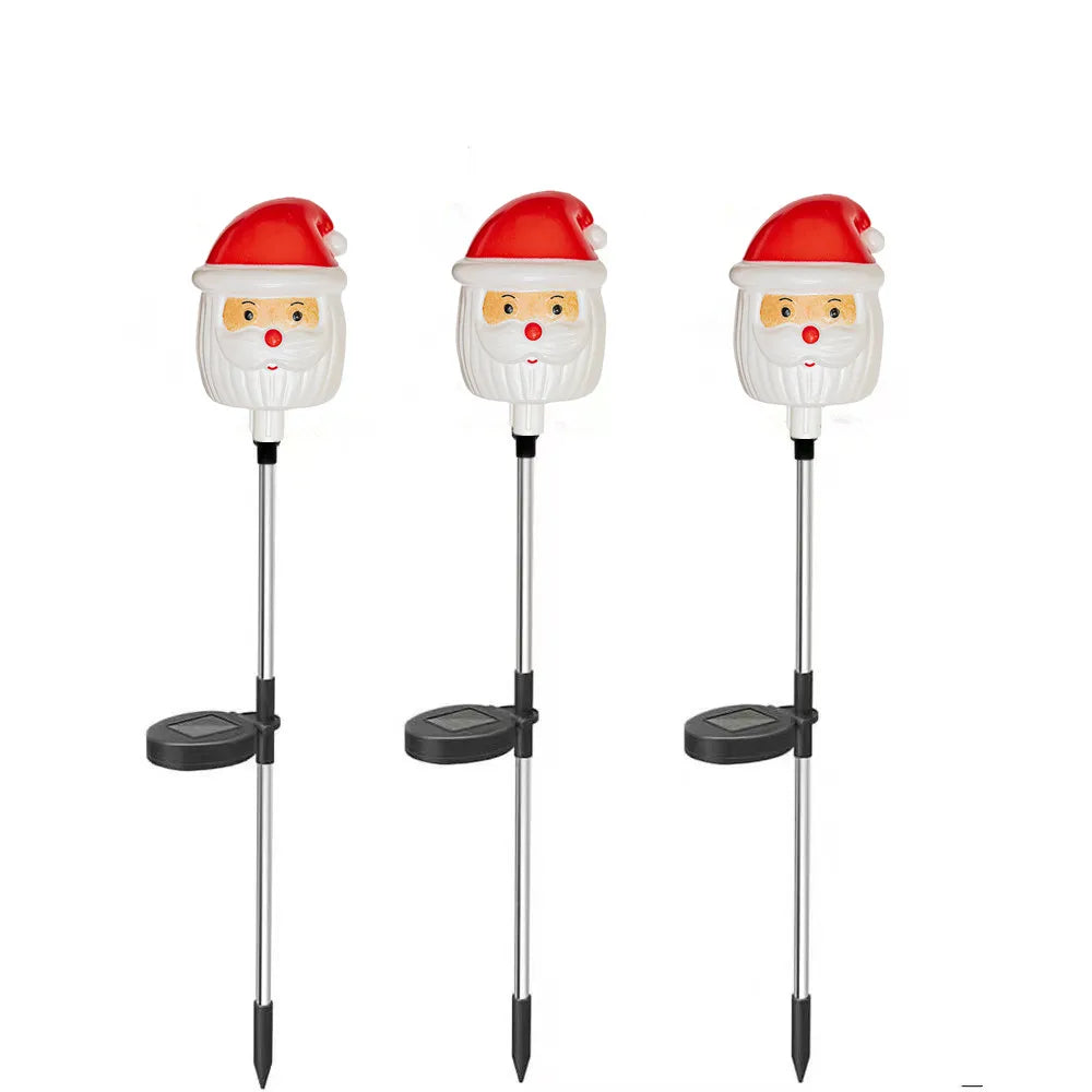 lampe solaire jardin noël décorative