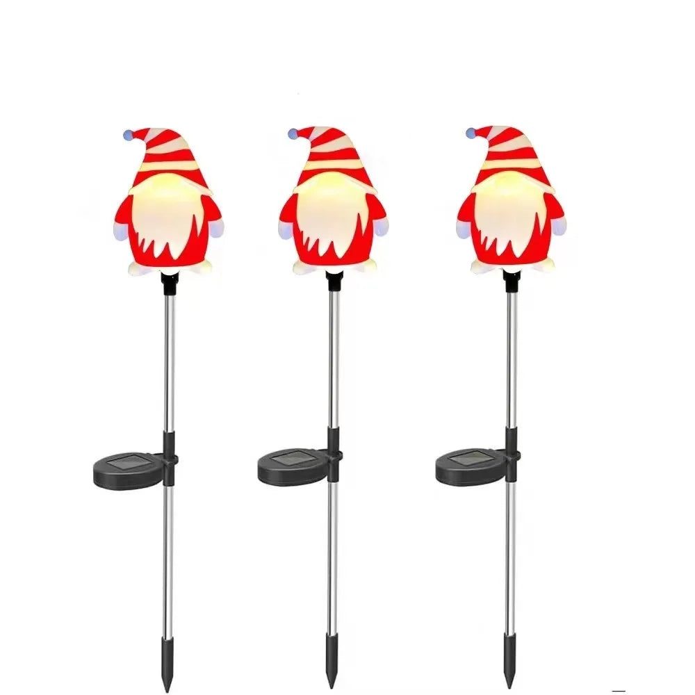 lampe solaire jardin originale père noël