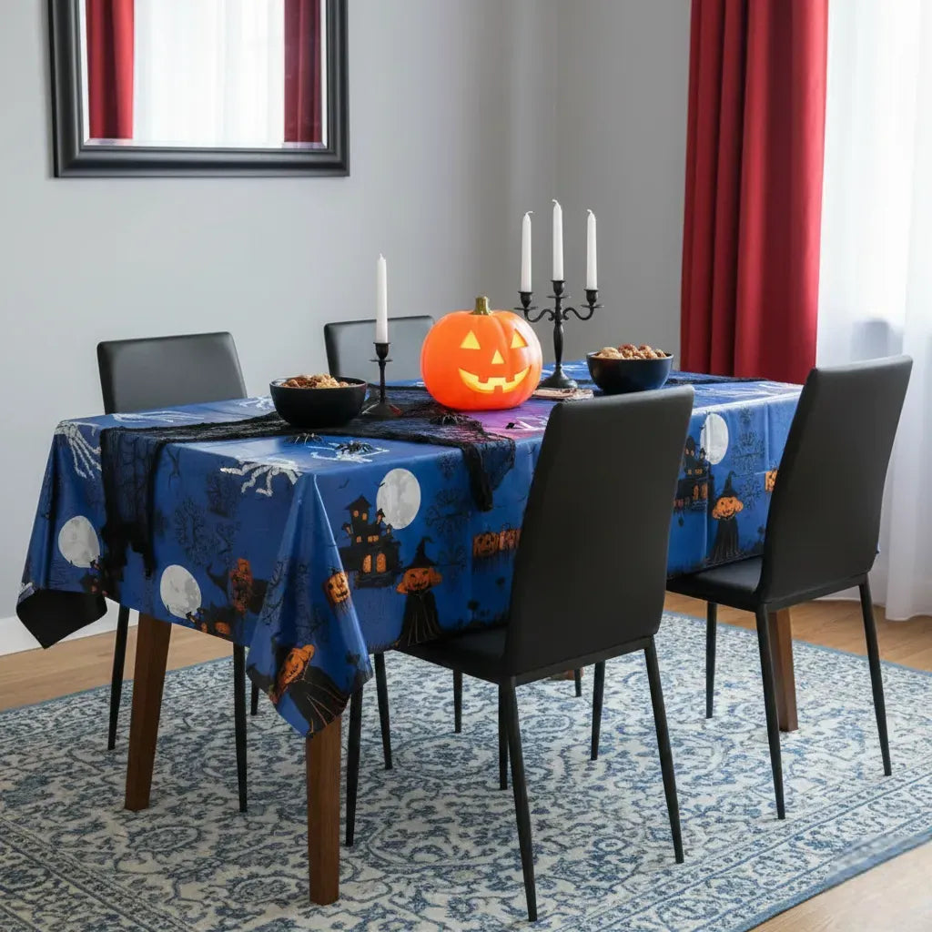 nappe bleue halloween unique