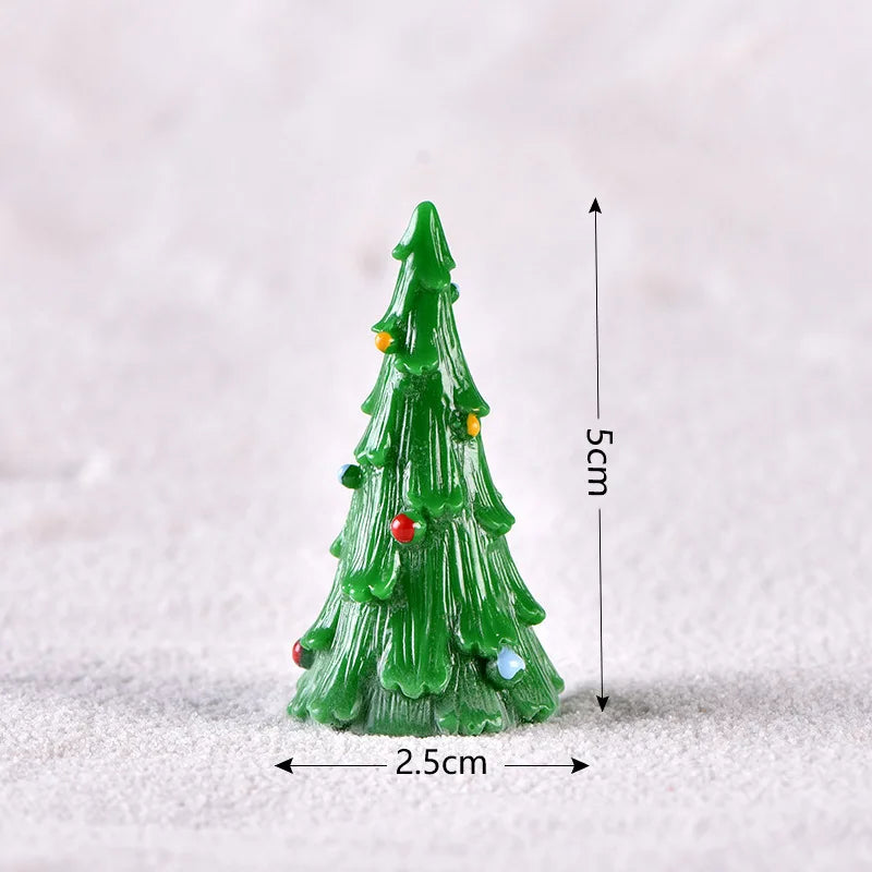 sapin miniature en résine raffiné