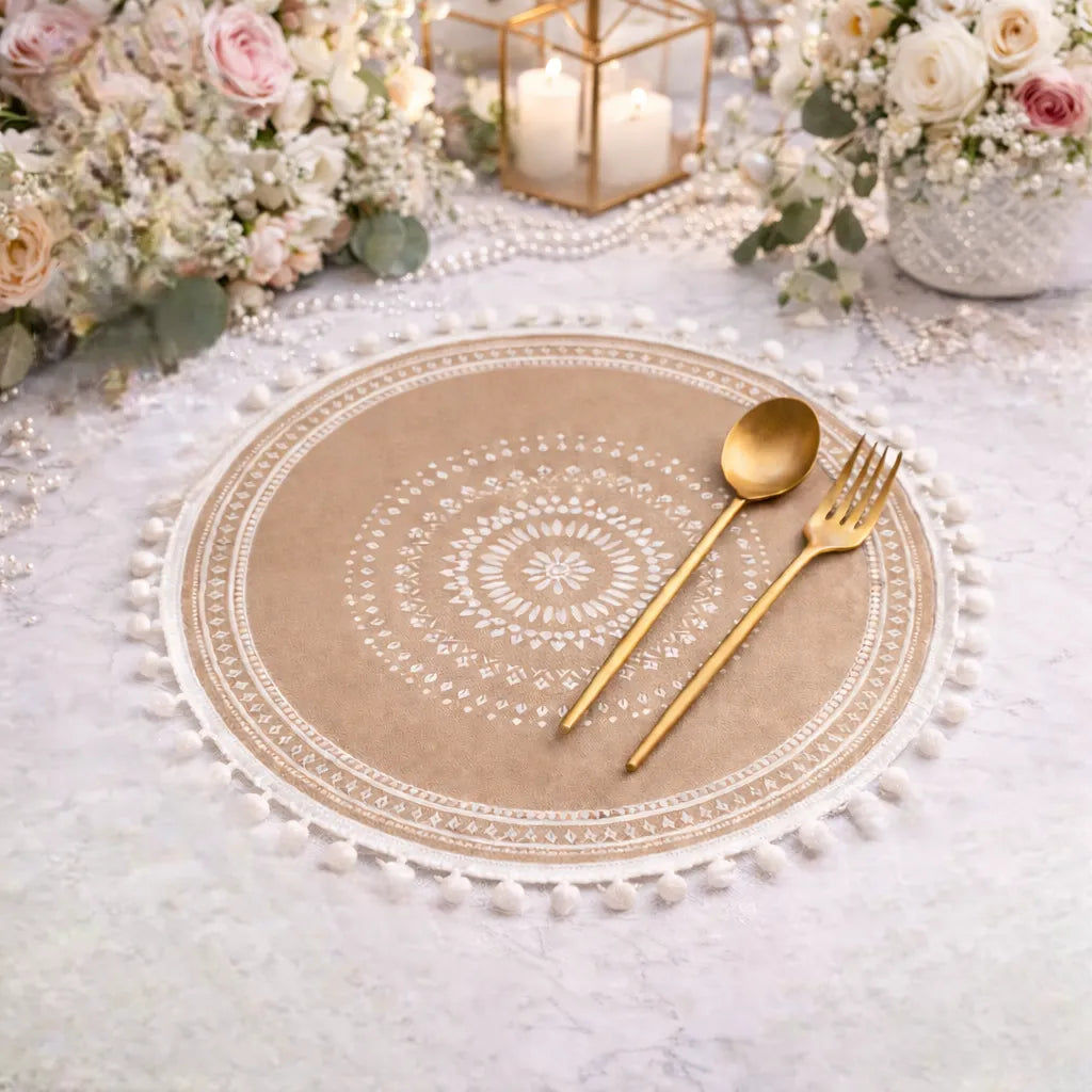 set de table mariage boho design élégante spécial