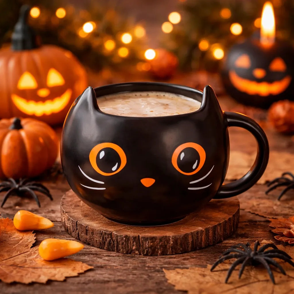 tasse petit chat halloween mignon