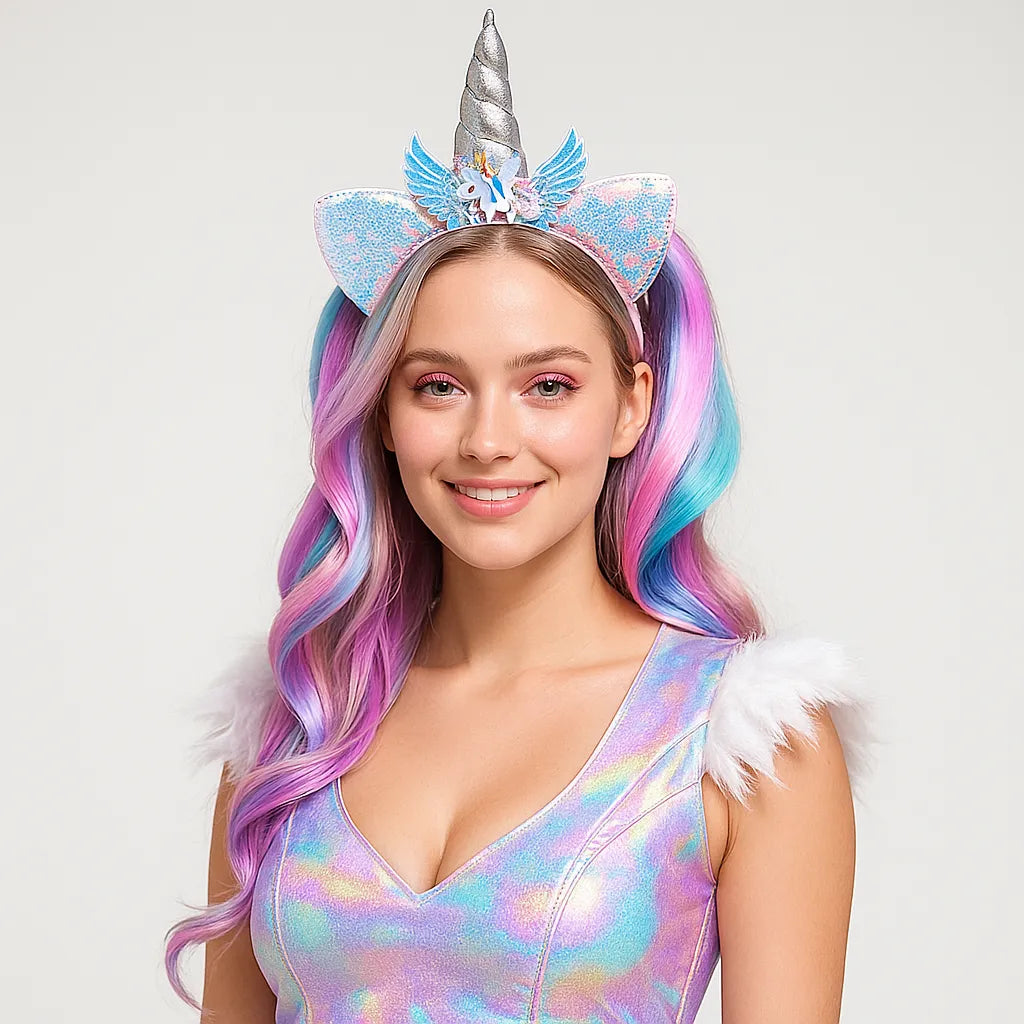Accessoire Cheveux Licorne Femme Irisé