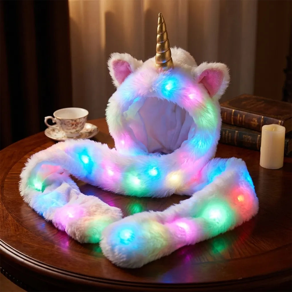 Accessoire en Fourrure Licorne LED Unique