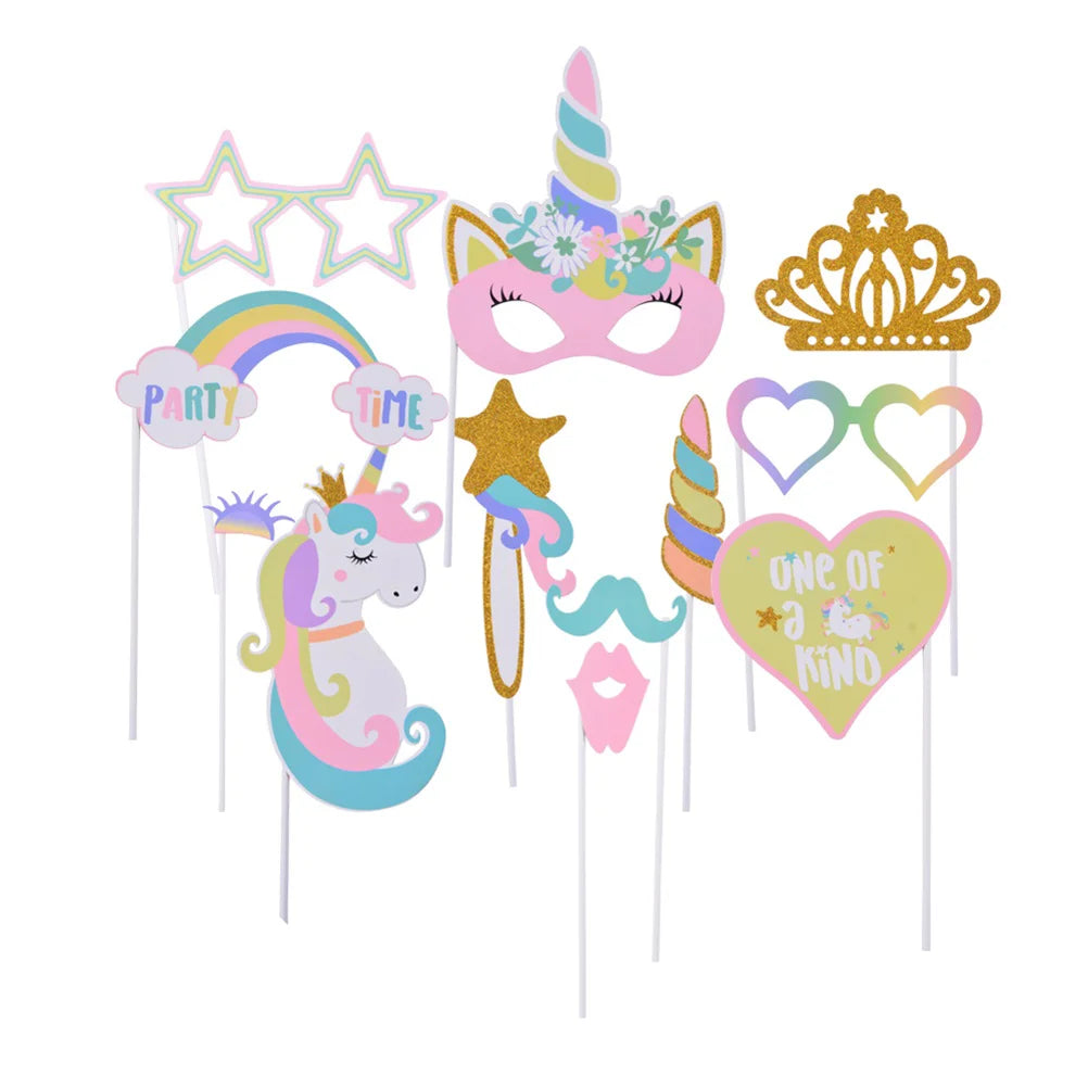 Accessoires Licorne Photobooth stylé