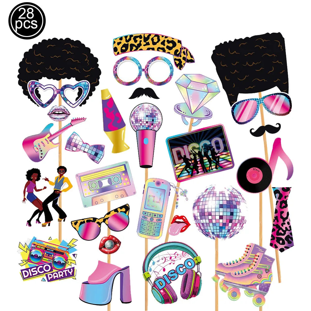 Accessoires Photo Amusants Disco Festive