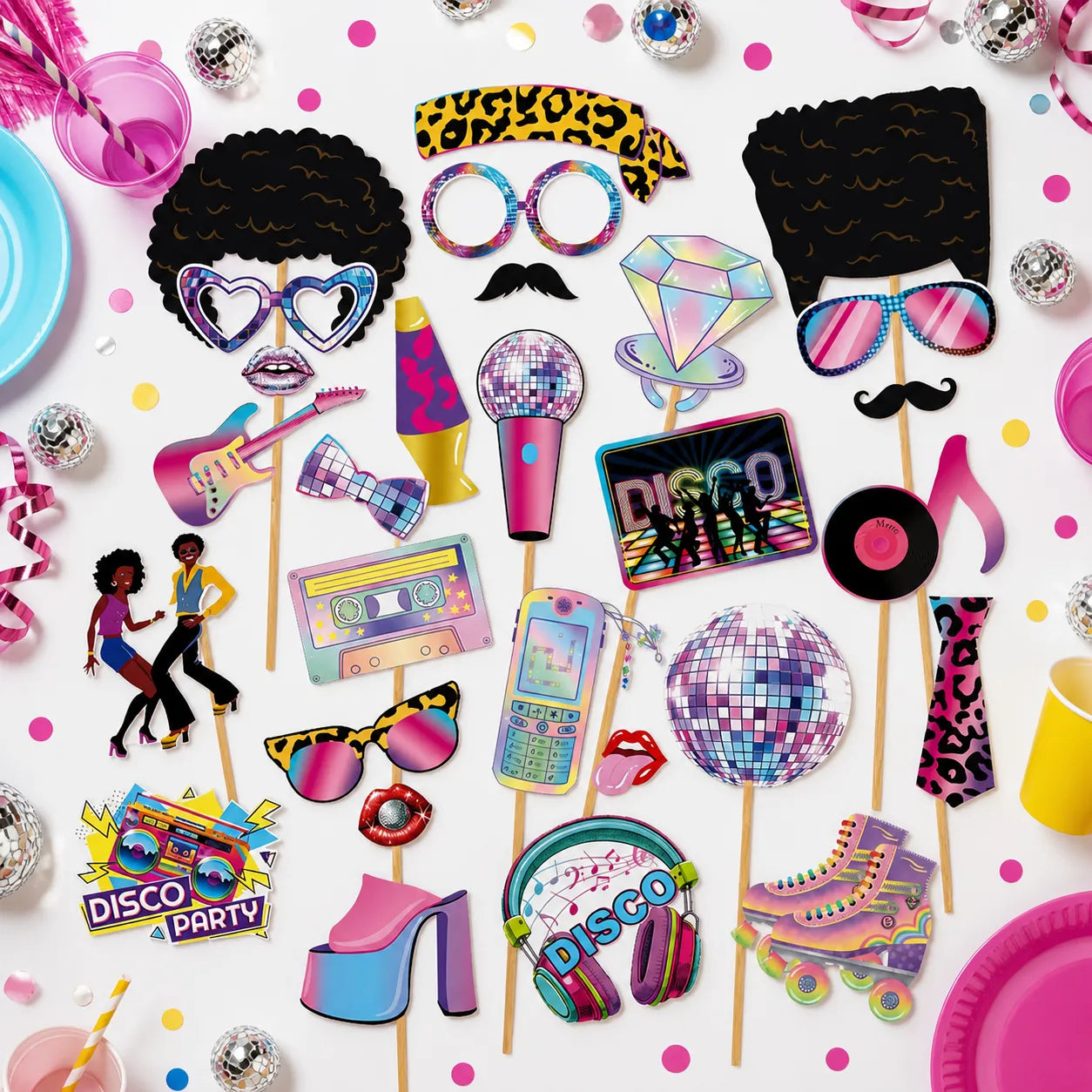 Accessoires Photo Amusants Disco Unique