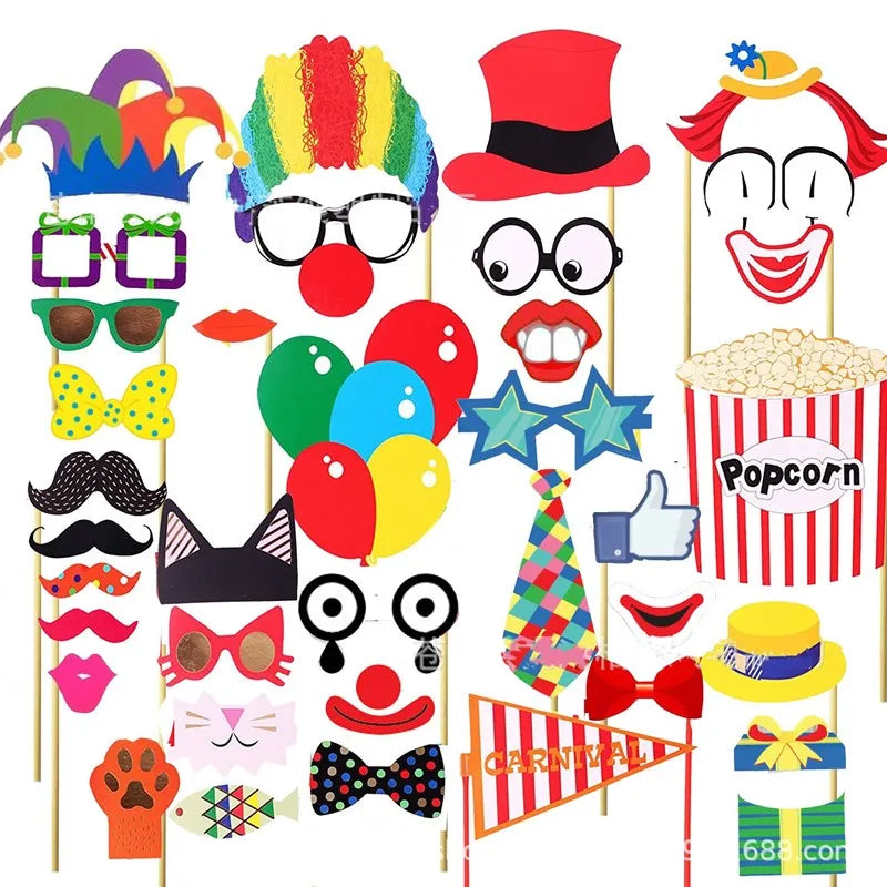 Accessoires Photo Clown Festive