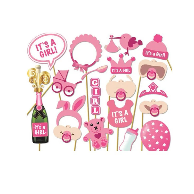 Accessoires Photo Révélation Sexe Fille Unique