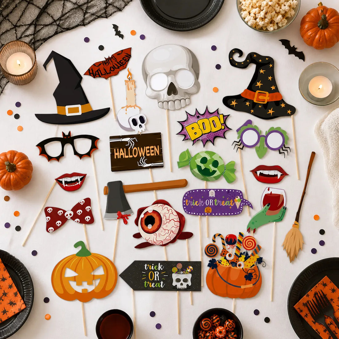 Accessoires Photobooth Halloween