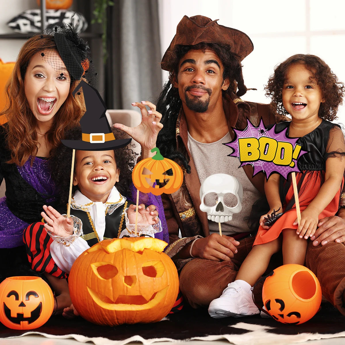 Accessoires Photobooth Halloween Minimaliste