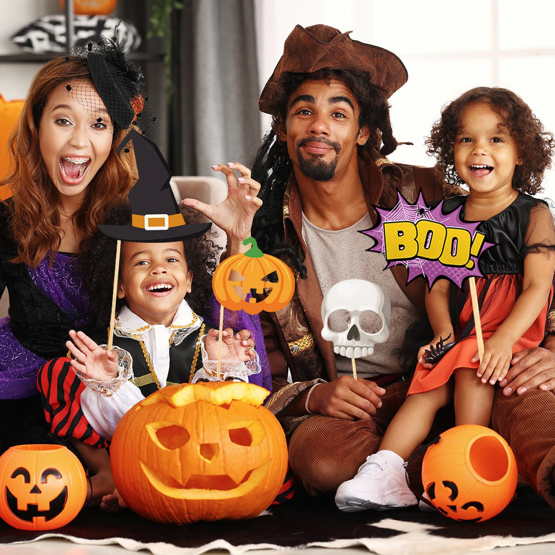 Accessoires Photobooth Halloween Minimaliste