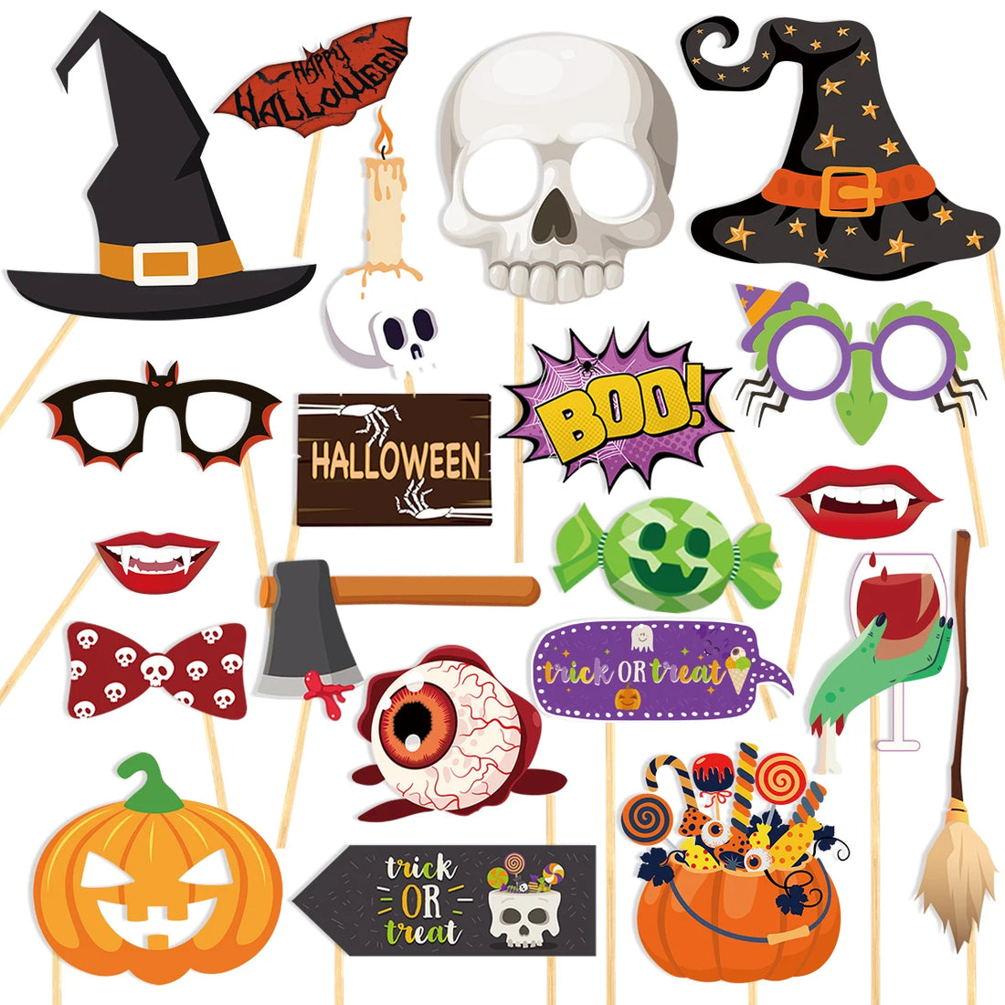 Accessoires Photobooth Halloween Unique
