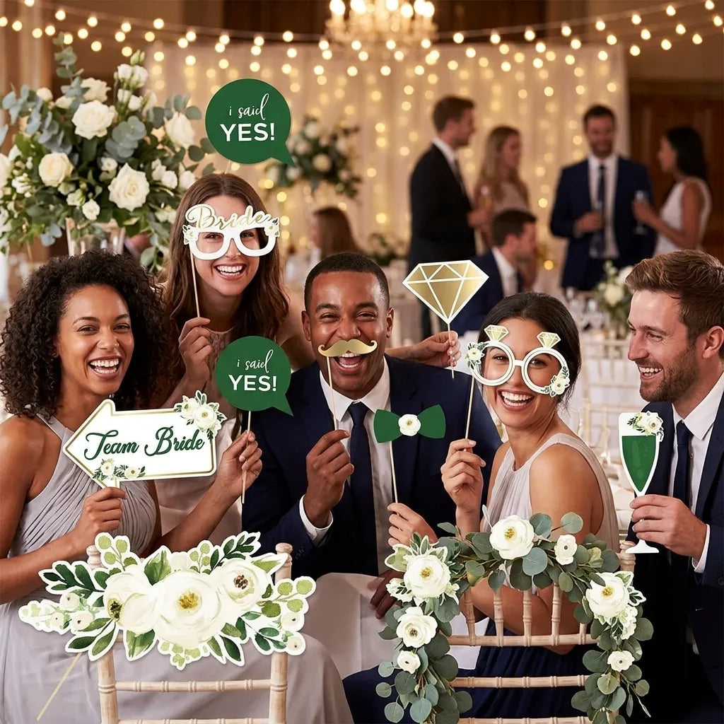 Accessoires Photobooth Mariage Bride festifs