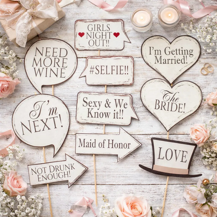 Accessoires Photobooth Mariage Minimalistes
