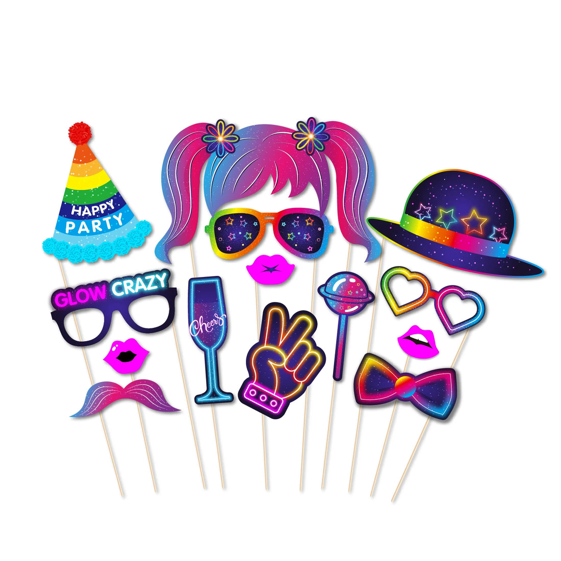 Accessoires Photobooth Multicolore Originale