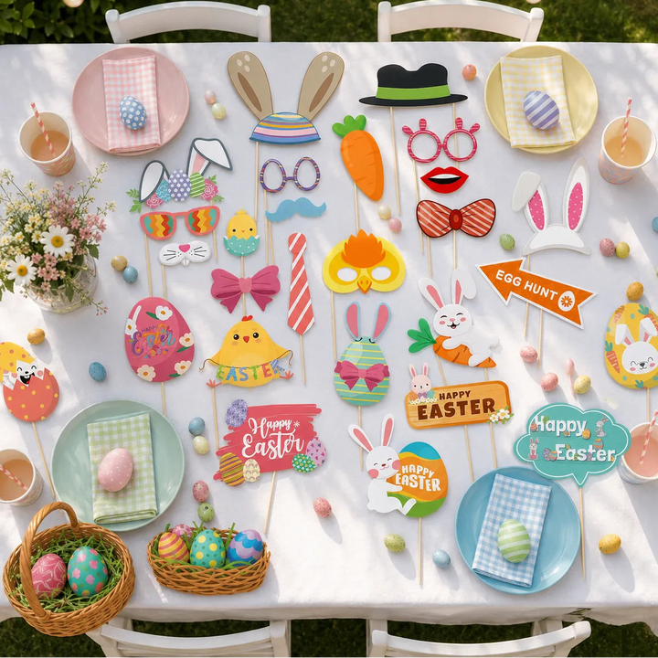 Accessoires Photobooth Pâques